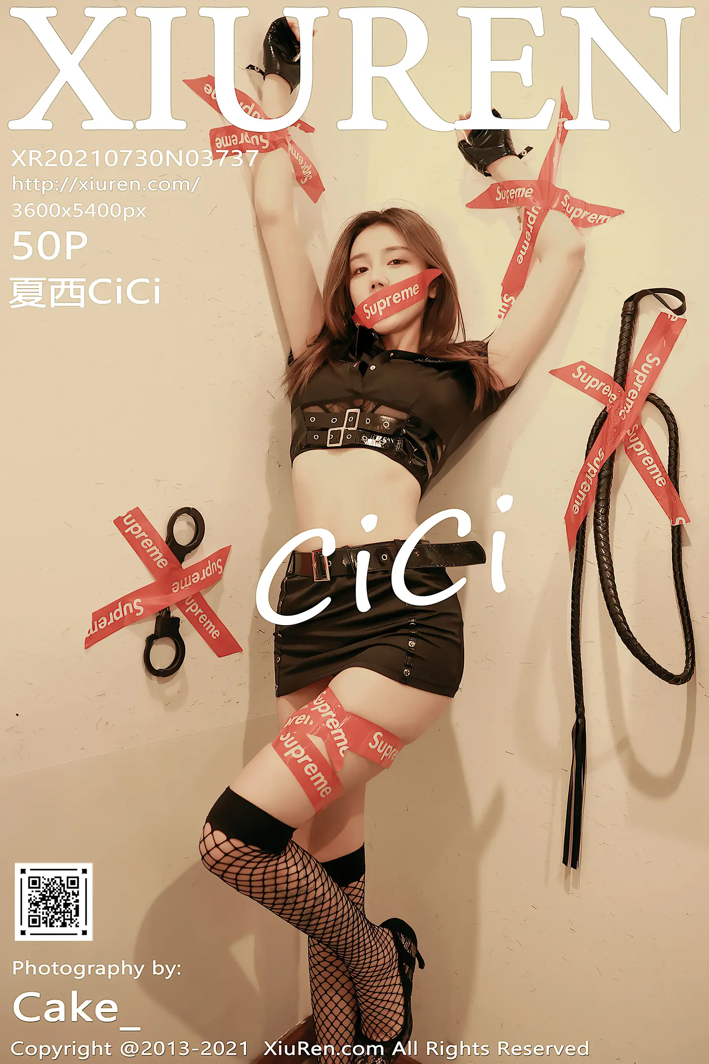 [XiuRen秀人网]VOL.3737 模特夏西cici野性女警制服主题私房情趣捆绑秀火辣身材诱惑写真50P-秀人网官方网站